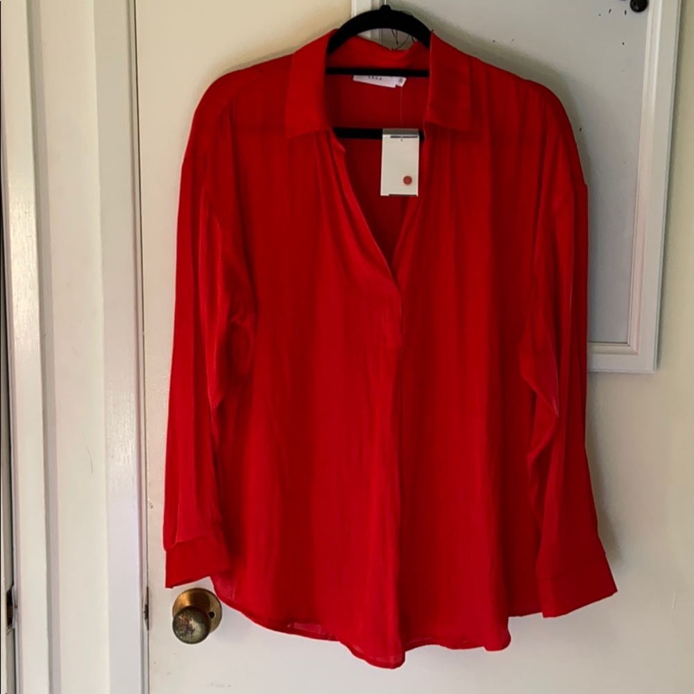 Lush Red Blouse